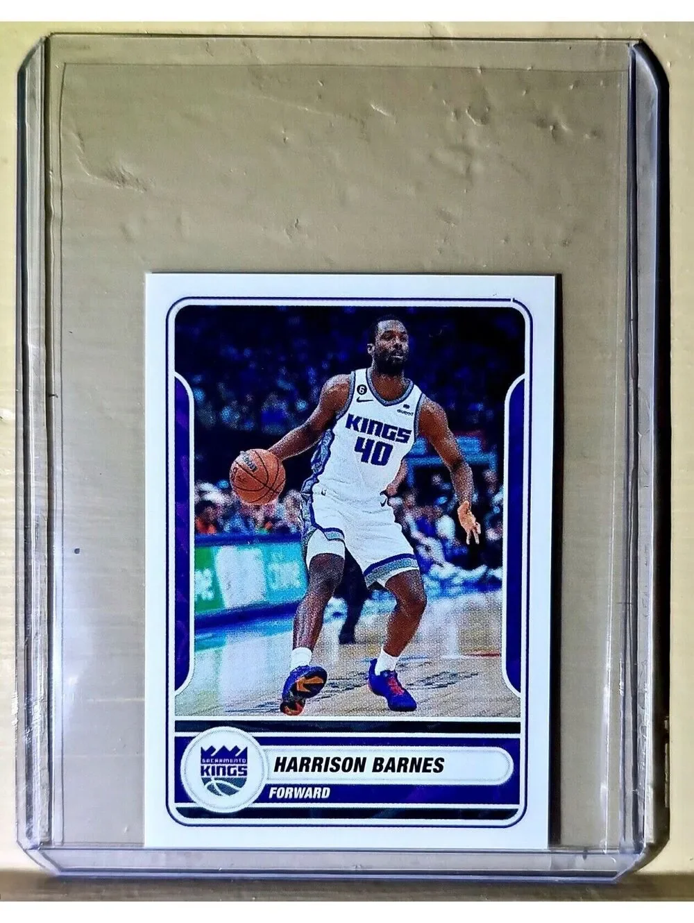 2023-24 Harrison Barnes Panini NBA Basketball #457 Sticker Sacramento Kings